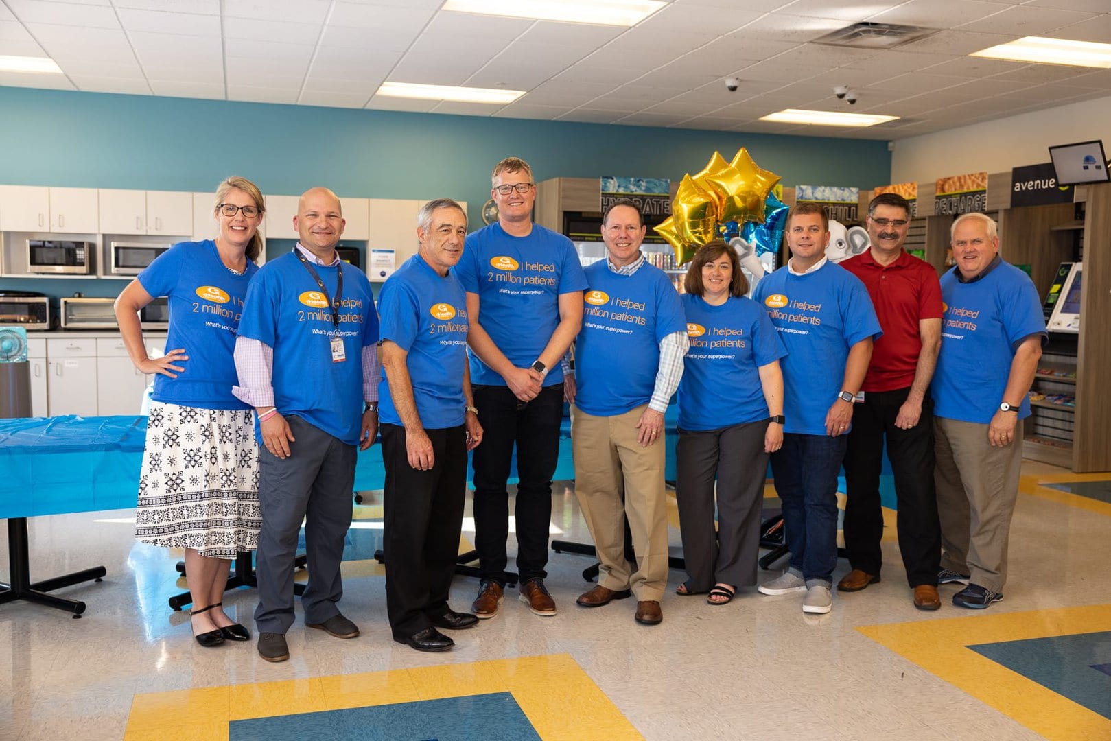 eHealth Employees Two Millionth Shirts