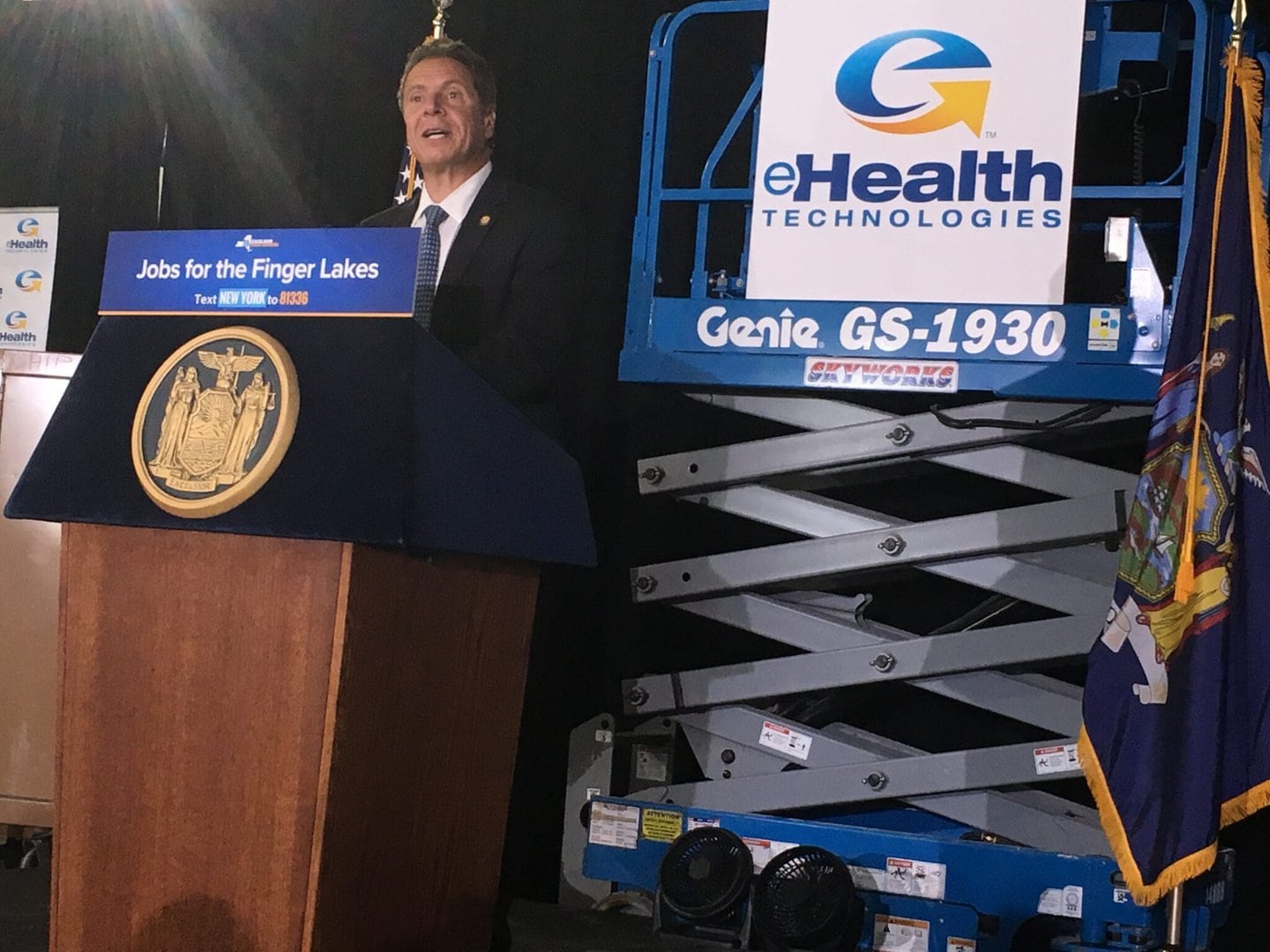 Governor Cuomo's statement about growth at eHealth Technologies